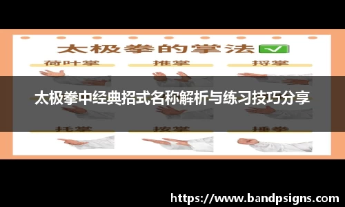 太极拳中经典招式名称解析与练习技巧分享